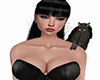 dark gray cat - shoulder