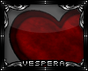 -V- Red Heart Rug