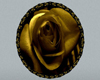 Golden Rose Round Rug