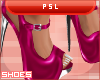 PSL Hot Pink Strap Heels