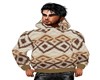 BROWN WOVEN HOODY