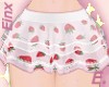 e. strawberry lace skirt