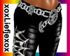 [L] Leather Spider Pants