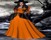 Pumpkin Witch Gown