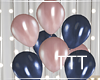 T. Pink & Navy Balloons