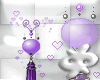 bubble heart chain viola