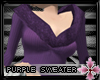 + Knit Sweater: Purple