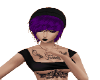 Purple Hair+Beanie