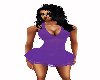 Backless Dress - Purple