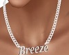 Breeze name necklace f