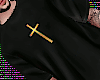 B! Black Gold Cross T