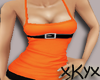 xKyx Belted Top [Orange]