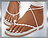 B* Paris White Sandals