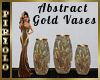 Abstract Gold Vases