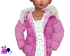 kid pink puffer jacket