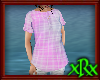 Top Plaid Pink Buttons