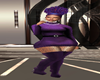 PURPLE SWEATER DRESS