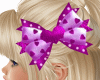 Purple Hair Bow