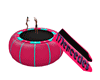 Floating trampoline w/po