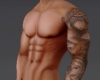 Muscle + Left am Tattoo