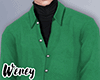 Wn. Green Sweater+Shirt