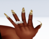 SC21 Gld Diamond Nails