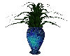 Plant In Blue Vase
