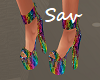 Sparkle Rainbow Heels