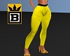 (B) Yellow Capri legging