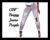 GBF~Baggy Purple Jeans