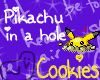 Pikachu in a hole