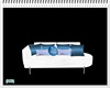 {HB} Sofa white and Blue