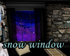 Dark night window