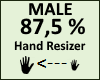 Hand Scaler 87,5% Male