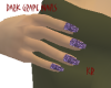 *KR-dark grape nails