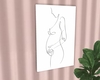 pregnancy line art