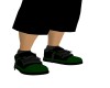 green sneakers