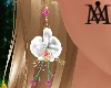 *White Orchid Earrings