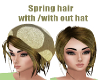 Spring Hair W/W out hat
