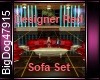 [BD] Designer RedSofaSet