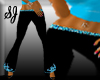 [SJ] Sparkle Pants Turqu
