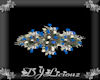DJL-Roses Deco 5 BlueWht