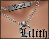 Angel Nameplate necklace