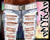 VM LIGHT RIPPED JEANS