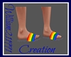 Grey Pride Flipflops