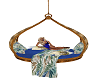 Beach canopy swing