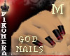 MiKing God Gothic nails