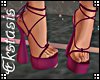 ♡Dianna purple heels