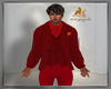 Rose Suit Jacket Red