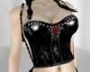 Gothic Rose Leather Top